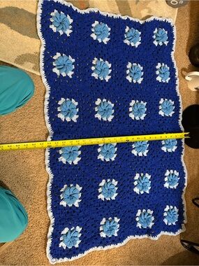 Crocheted blanket